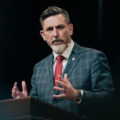 Jeffrey D. Johnson preaching